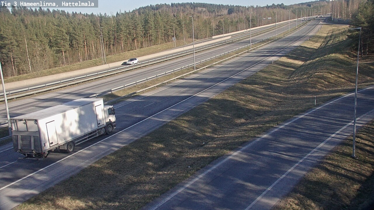 Weather Camera Image Road 3 Hämeenlinna, Hattelmala, Hämeenlinna, Kanta-Häme