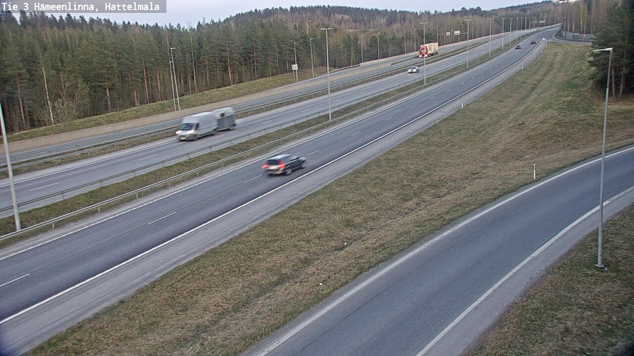 Weather Camera Image Road 3 Hämeenlinna, Hattelmala, Hämeenlinna, Kanta-Häme
