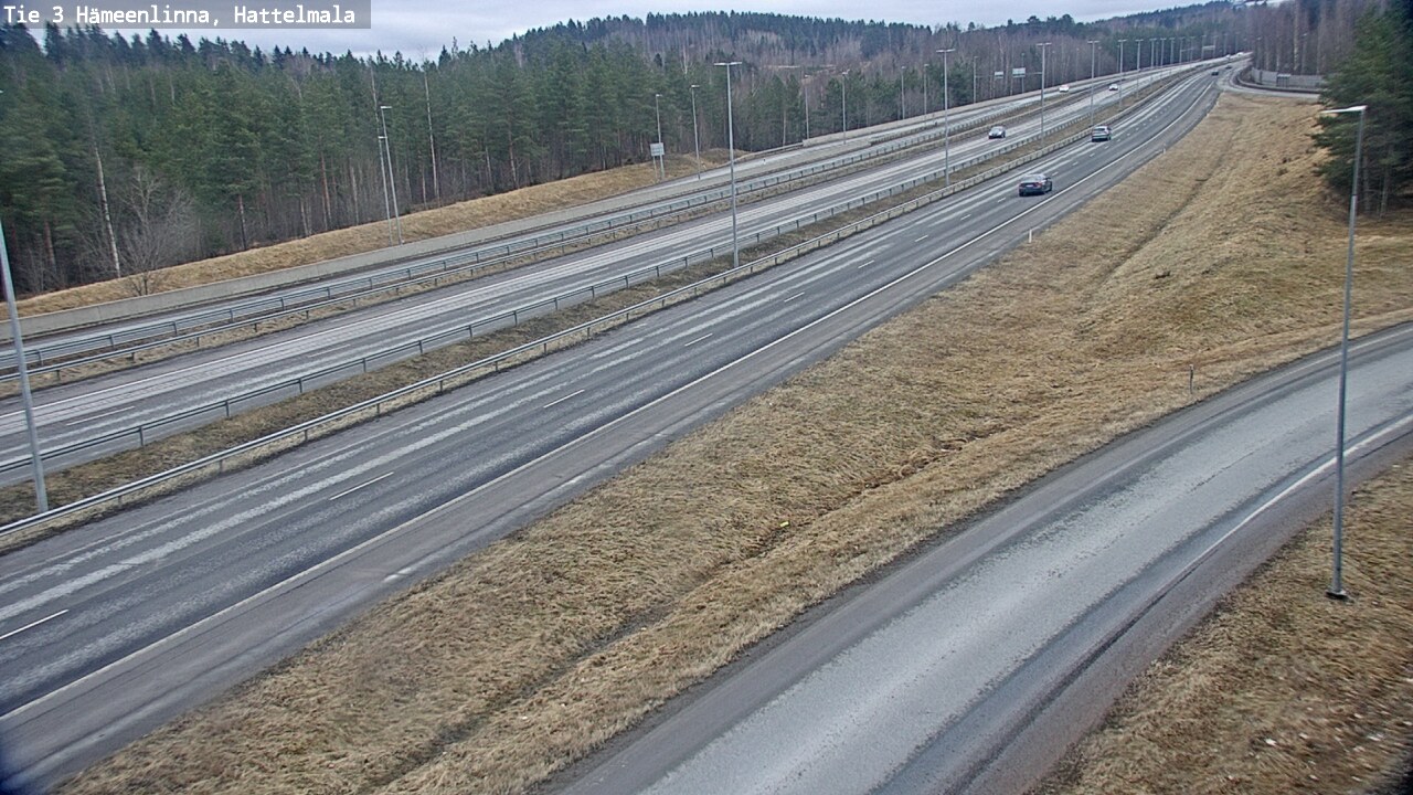Weather Camera Image Väg 3 Tavastehus, Hattelmala, Hämeenlinna, Kanta-Häme