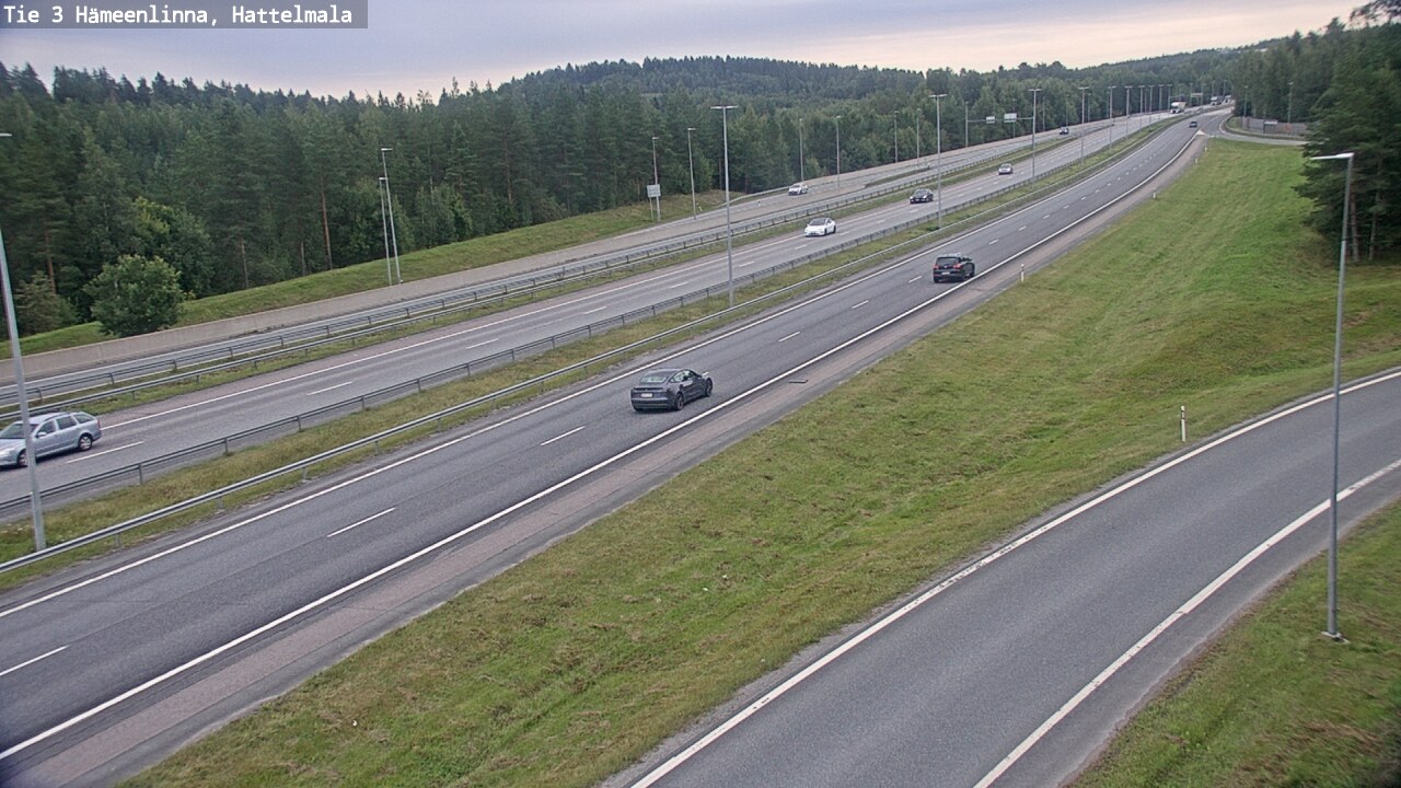 Weather Camera Image Road 3 Hämeenlinna, Hattelmala, Hämeenlinna, Kanta-Häme