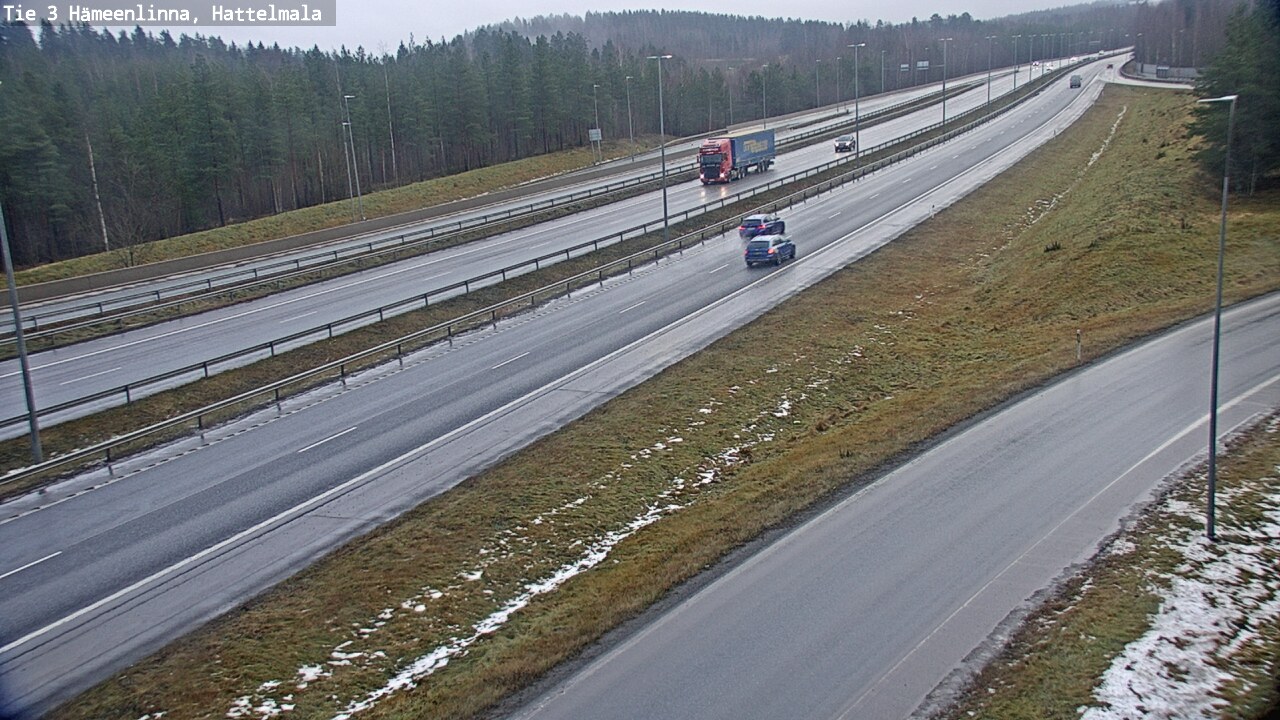 Weather Camera Image Road 3 Hämeenlinna, Hattelmala, Hämeenlinna, Kanta-Häme