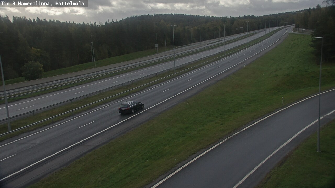 Weather Camera Image Road 3 Hämeenlinna, Hattelmala, Hämeenlinna, Kanta-Häme