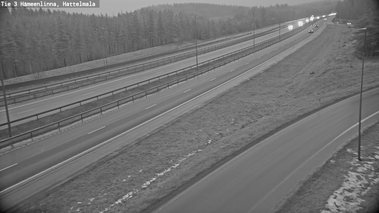 Weather Camera Image Väg 3 Tavastehus, Hattelmala, Hämeenlinna, Kanta-Häme