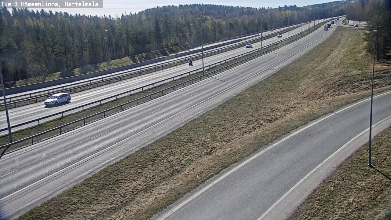 Weather Camera Image Road 3 Hämeenlinna, Hattelmala, Hämeenlinna, Kanta-Häme