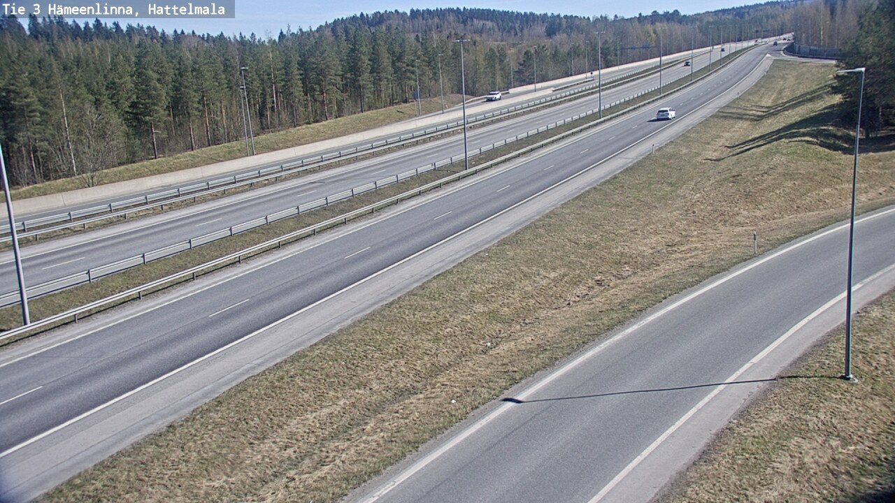 Weather Camera Image Road 3 Hämeenlinna, Hattelmala, Hämeenlinna, Kanta-Häme