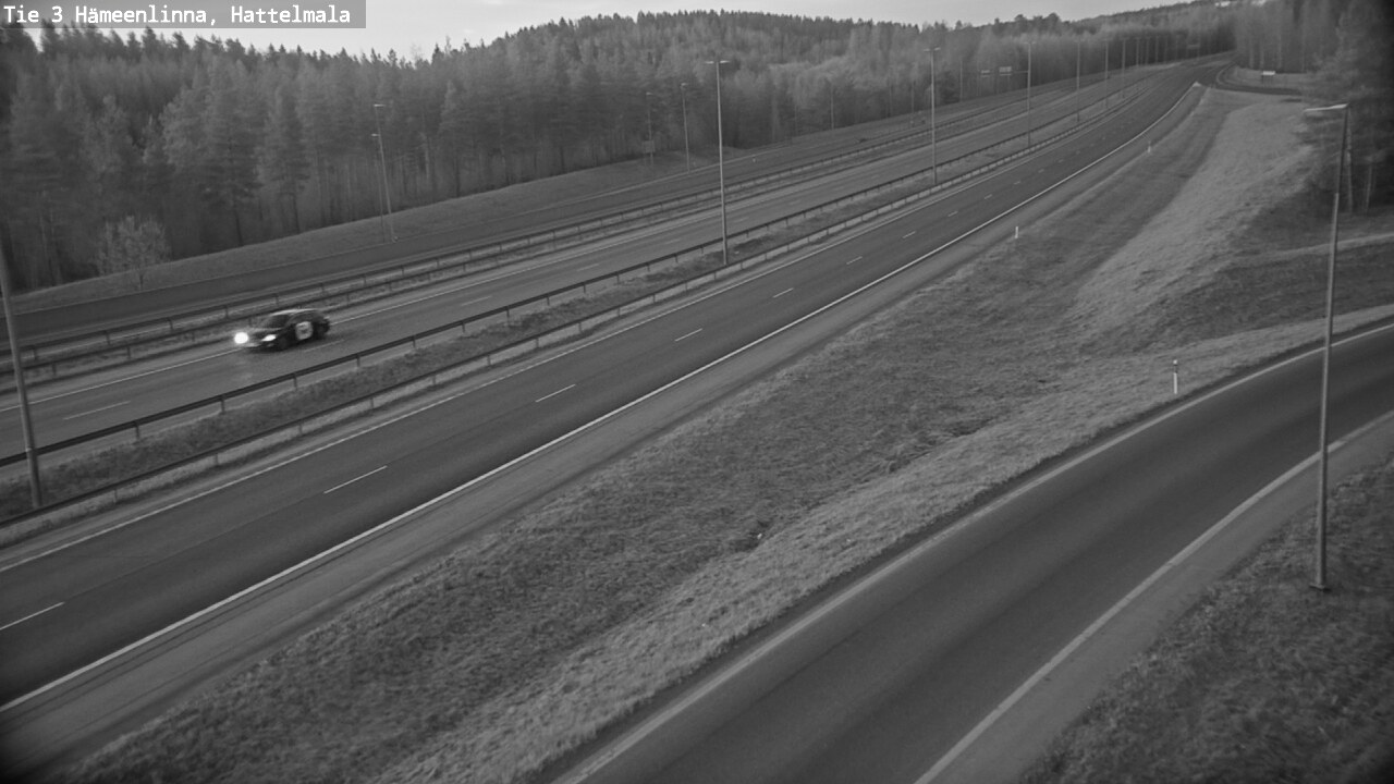Weather Camera Image Road 3 Hämeenlinna, Hattelmala, Hämeenlinna, Kanta-Häme