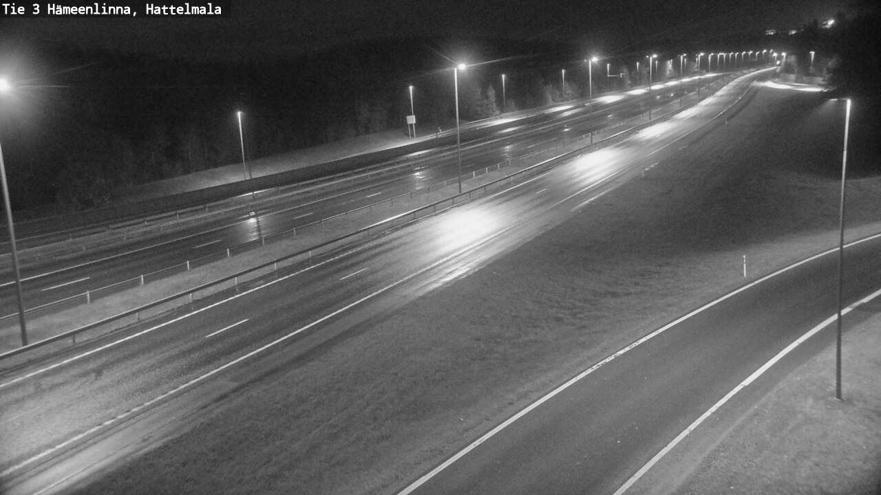 Weather Camera Image Road 3 Hämeenlinna, Hattelmala, Hämeenlinna, Kanta-Häme