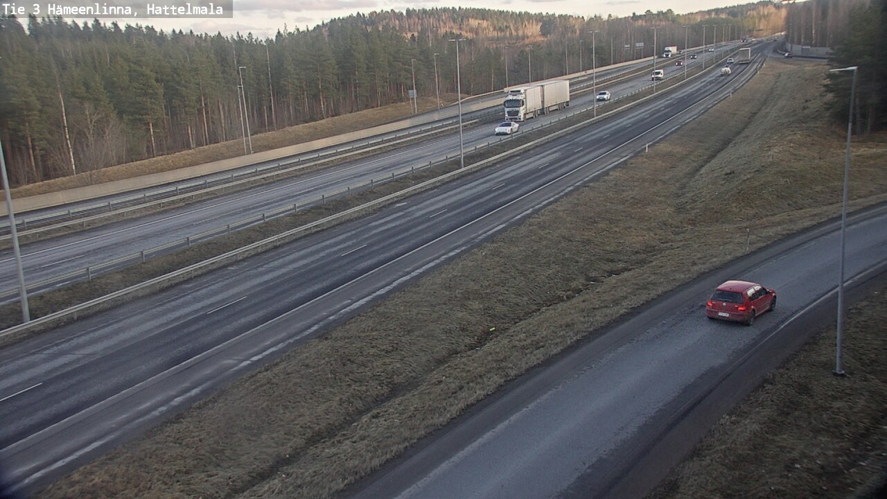 Weather Camera Image Road 3 Hämeenlinna, Hattelmala, Hämeenlinna, Kanta-Häme