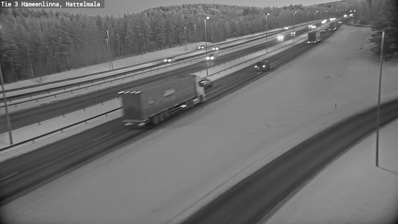 Weather Camera Image Väg 3 Tavastehus, Hattelmala, Hämeenlinna, Kanta-Häme
