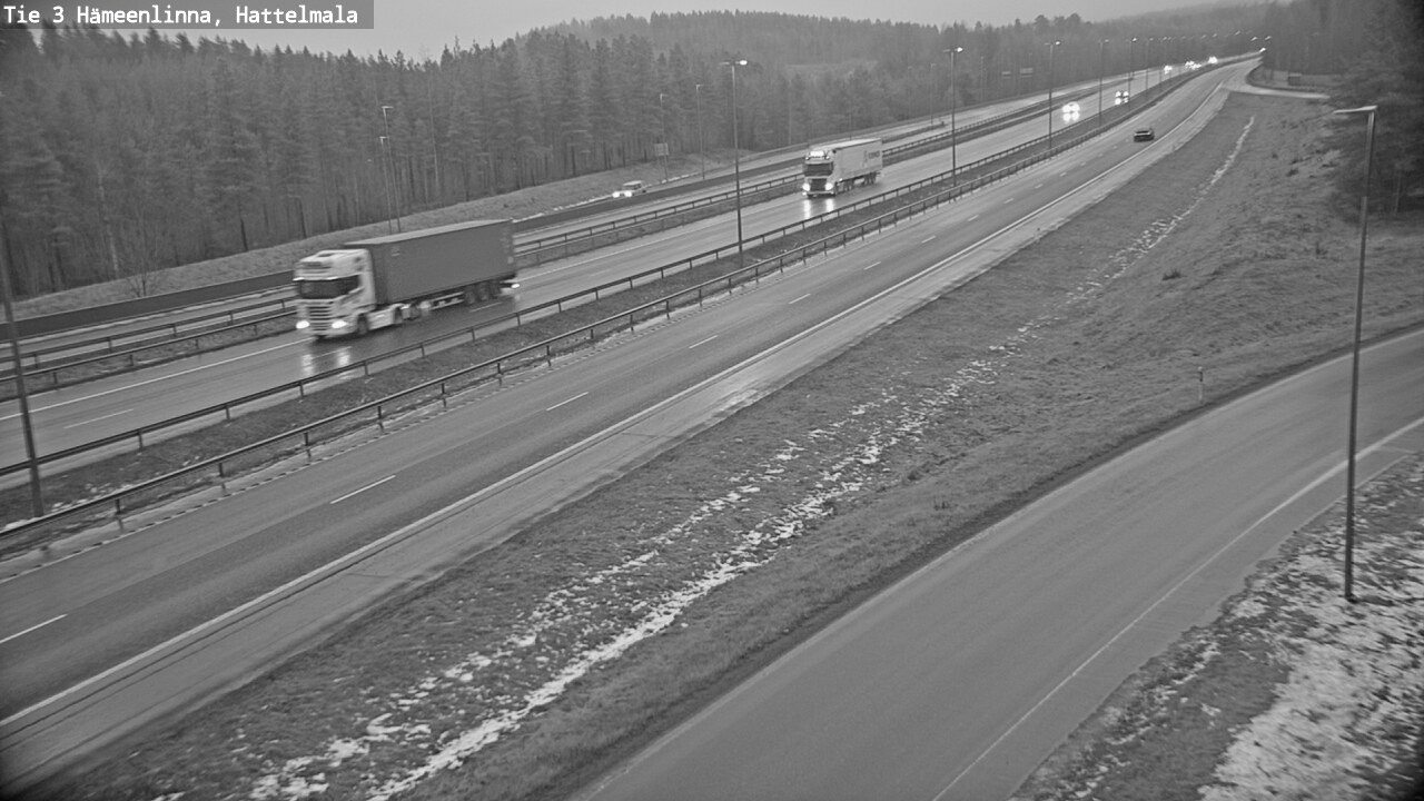 Weather Camera Image Road 3 Hämeenlinna, Hattelmala, Hämeenlinna, Kanta-Häme