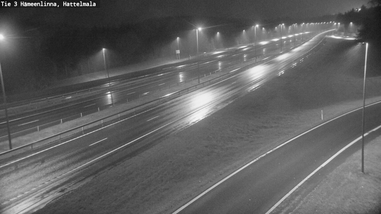 Weather Camera Image Road 3 Hämeenlinna, Hattelmala, Hämeenlinna, Kanta-Häme