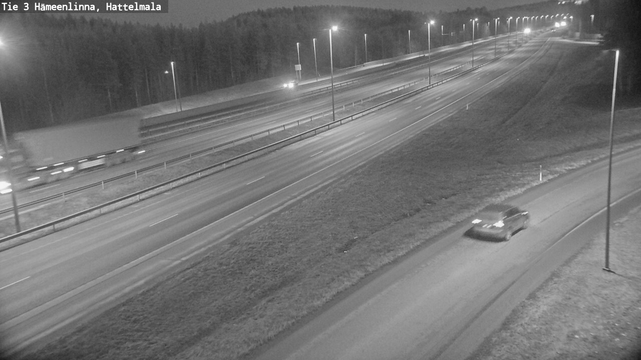 Weather Camera Image Road 3 Hämeenlinna, Hattelmala, Hämeenlinna, Kanta-Häme