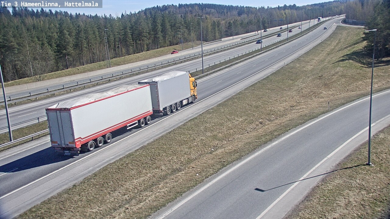 Weather Camera Image Road 3 Hämeenlinna, Hattelmala, Hämeenlinna, Kanta-Häme