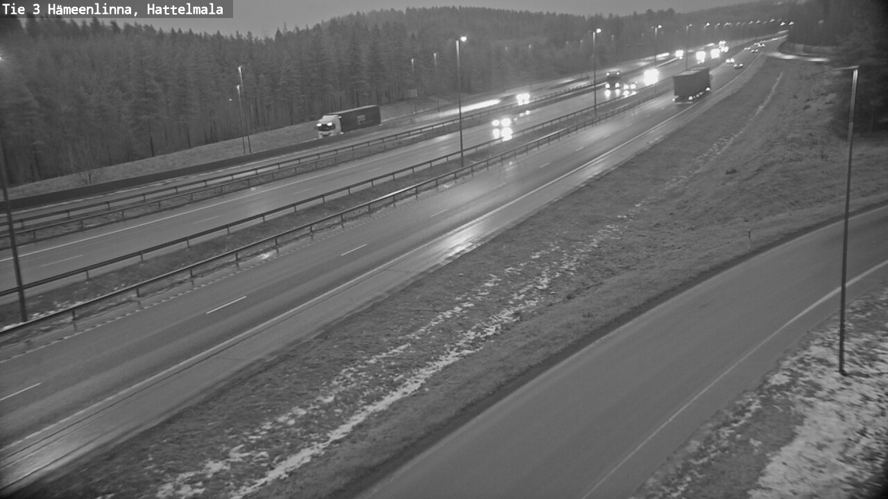 Weather Camera Image Road 3 Hämeenlinna, Hattelmala, Hämeenlinna, Kanta-Häme