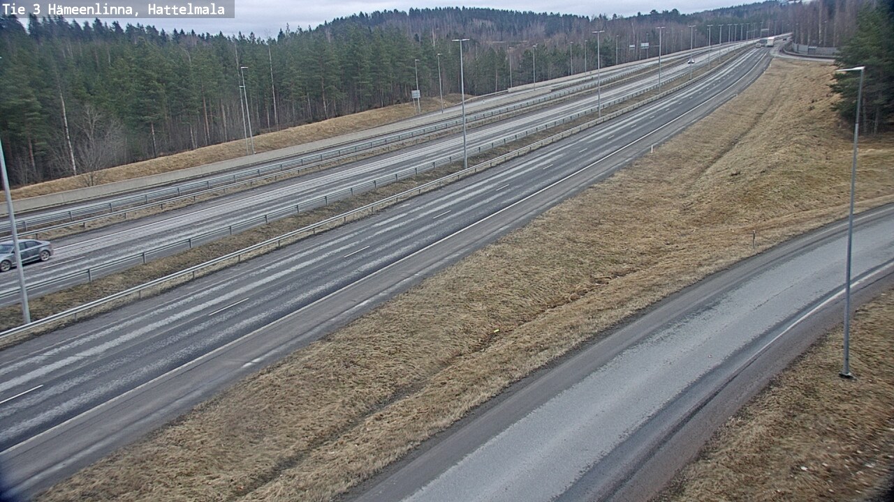 Weather Camera Image Väg 3 Tavastehus, Hattelmala, Hämeenlinna, Kanta-Häme
