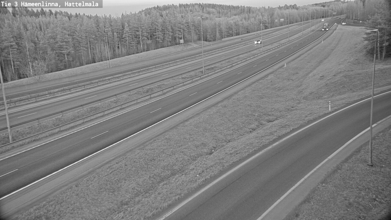 Weather Camera Image Road 3 Hämeenlinna, Hattelmala, Hämeenlinna, Kanta-Häme