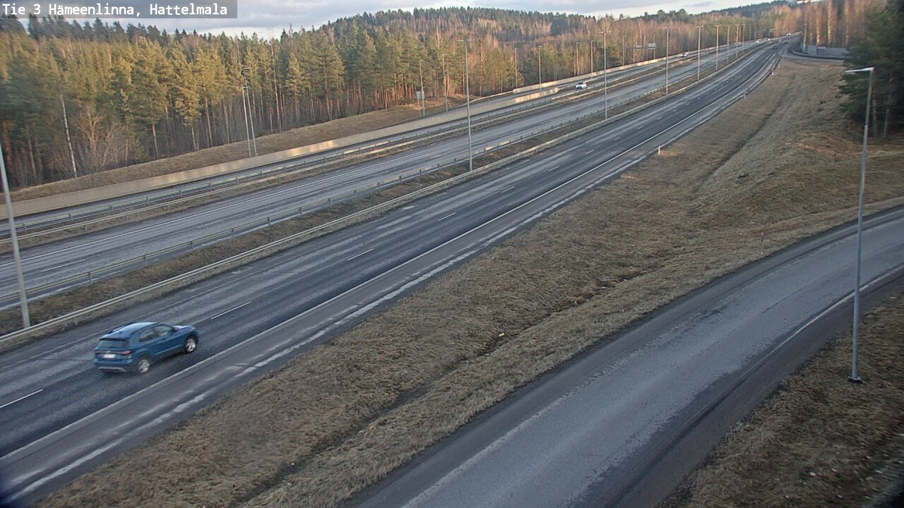 Weather Camera Image Road 3 Hämeenlinna, Hattelmala, Hämeenlinna, Kanta-Häme