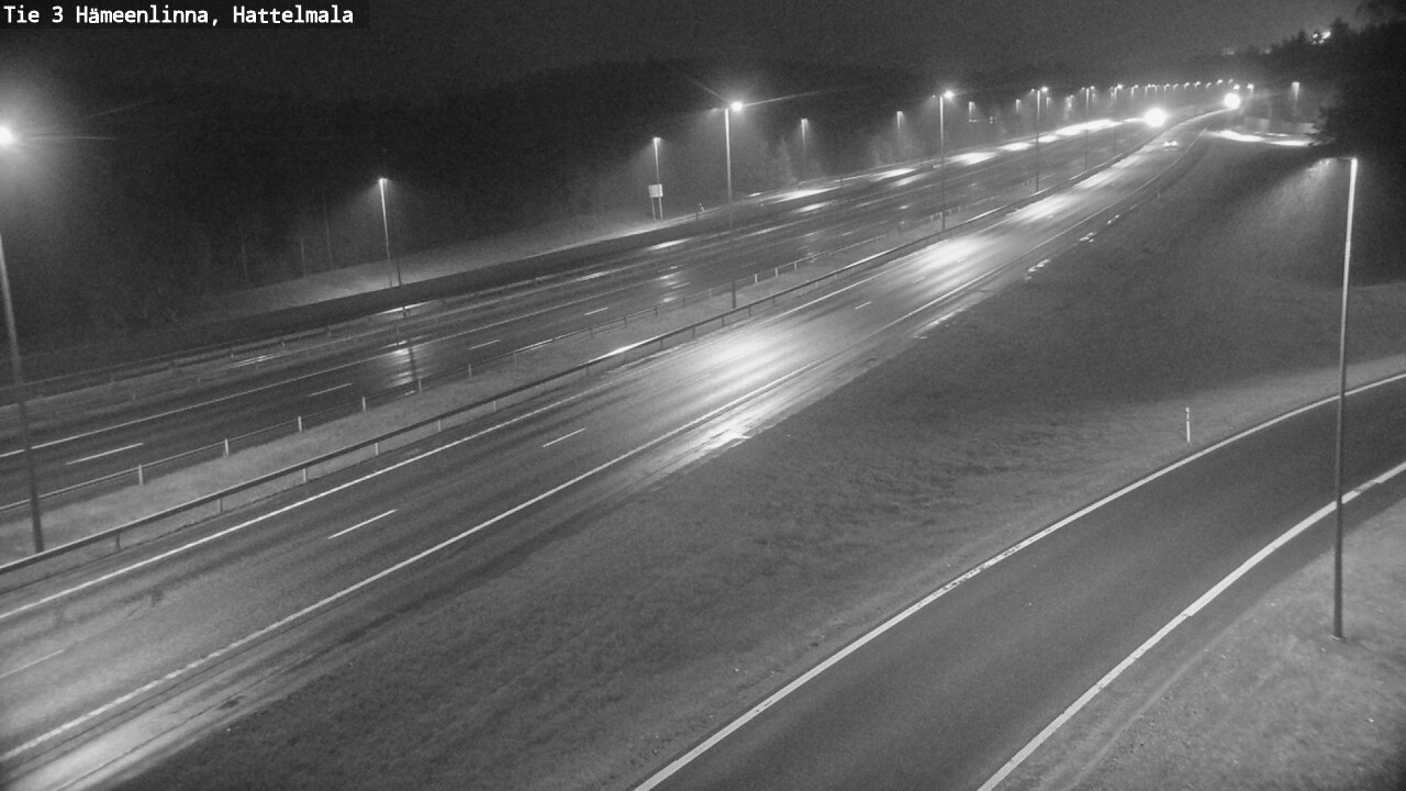 Weather Camera Image Road 3 Hämeenlinna, Hattelmala, Hämeenlinna, Kanta-Häme