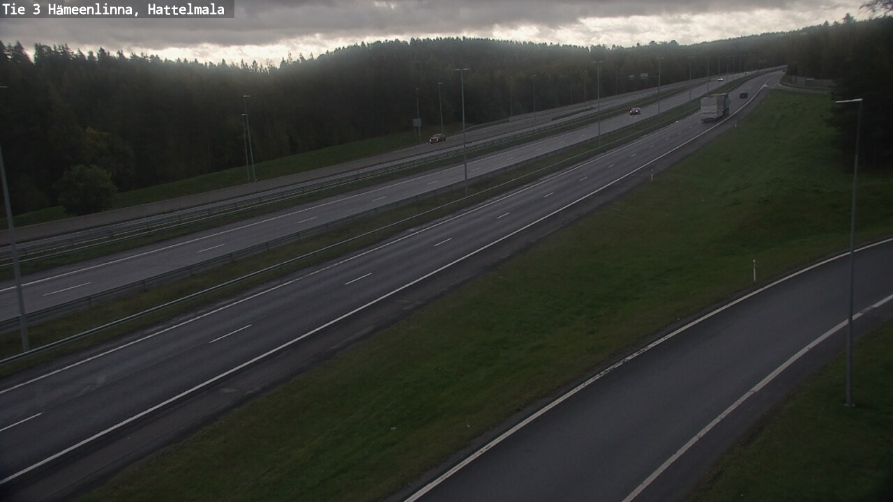 Weather Camera Image Road 3 Hämeenlinna, Hattelmala, Hämeenlinna, Kanta-Häme
