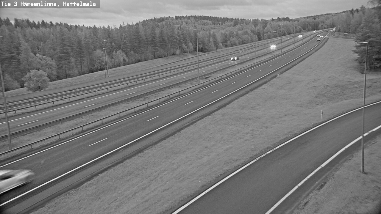 Weather Camera Image Road 3 Hämeenlinna, Hattelmala, Hämeenlinna, Kanta-Häme