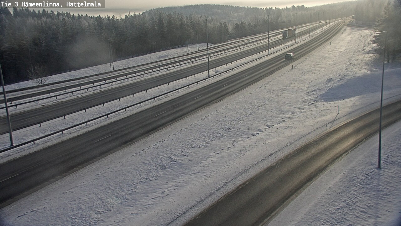 Weather Camera Image Road 3 Hämeenlinna, Hattelmala, Hämeenlinna, Kanta-Häme