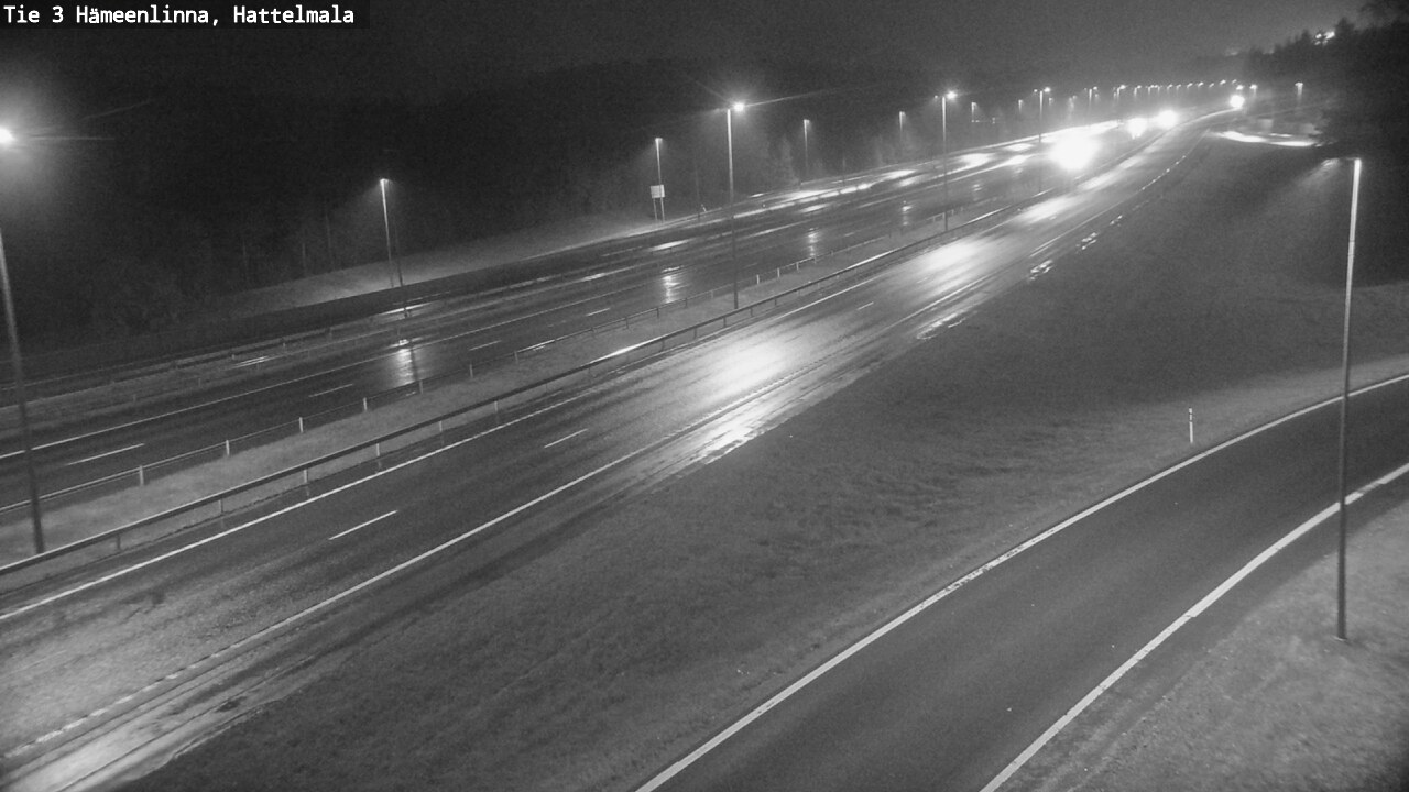 Weather Camera Image Road 3 Hämeenlinna, Hattelmala, Hämeenlinna, Kanta-Häme
