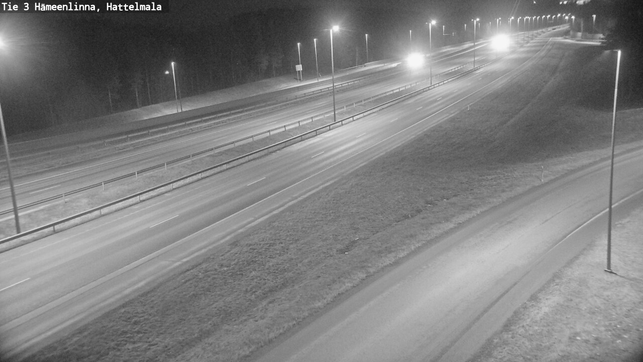 Weather Camera Image Road 3 Hämeenlinna, Hattelmala, Hämeenlinna, Kanta-Häme