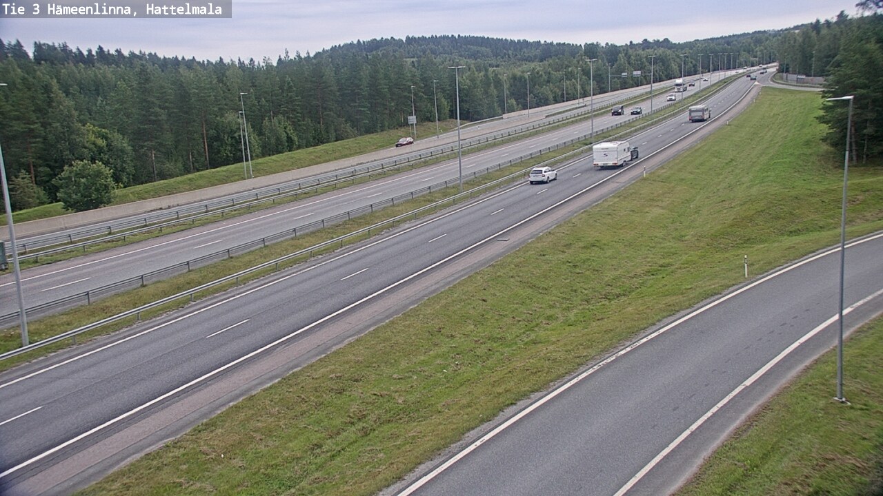 Weather Camera Image Road 3 Hämeenlinna, Hattelmala, Hämeenlinna, Kanta-Häme