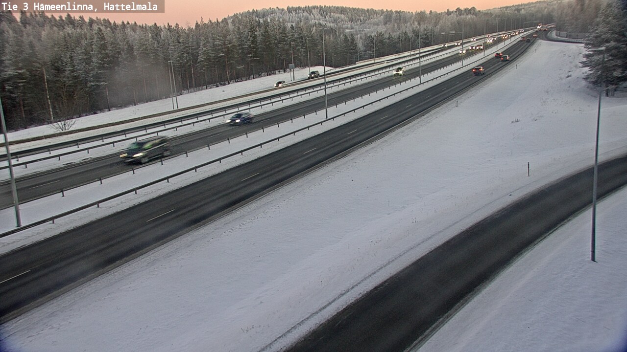 Weather Camera Image Väg 3 Tavastehus, Hattelmala, Hämeenlinna, Kanta-Häme