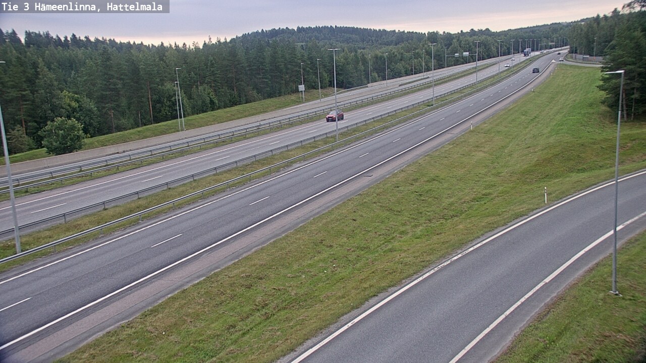 Weather Camera Image Road 3 Hämeenlinna, Hattelmala, Hämeenlinna, Kanta-Häme