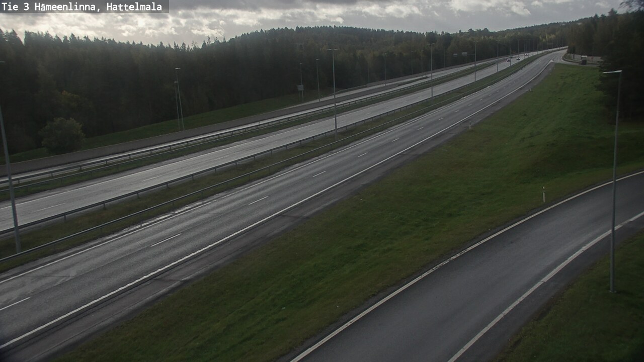 Weather Camera Image Road 3 Hämeenlinna, Hattelmala, Hämeenlinna, Kanta-Häme