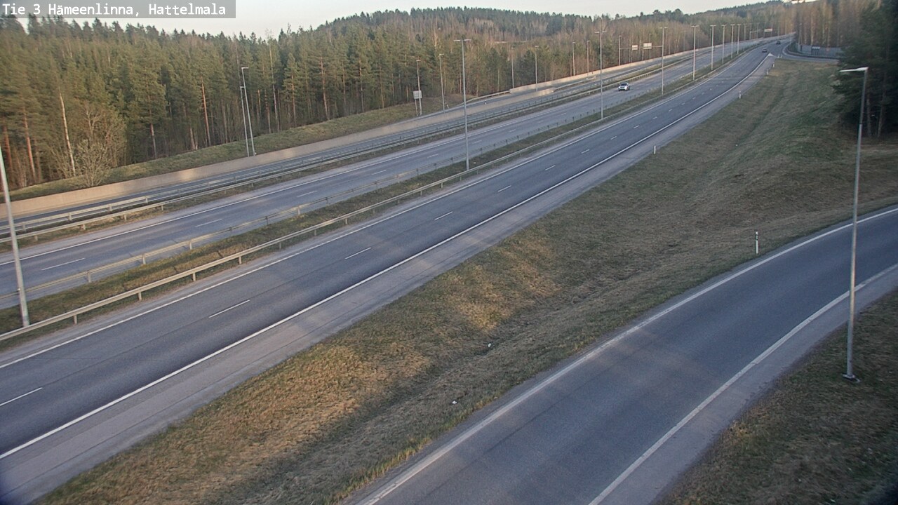 Weather Camera Image Road 3 Hämeenlinna, Hattelmala, Hämeenlinna, Kanta-Häme