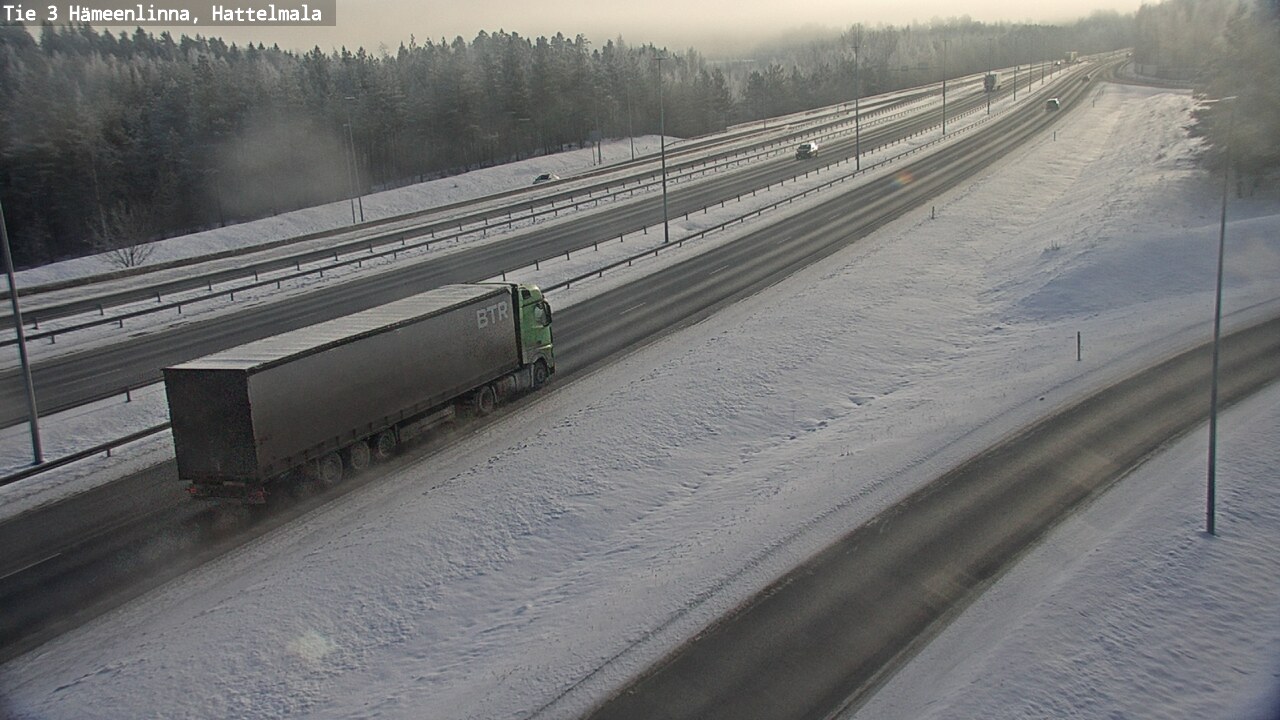 Weather Camera Image Road 3 Hämeenlinna, Hattelmala, Hämeenlinna, Kanta-Häme