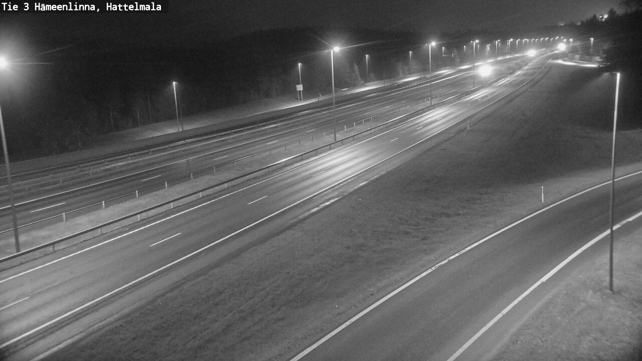 Weather Camera Image Road 3 Hämeenlinna, Hattelmala, Hämeenlinna, Kanta-Häme