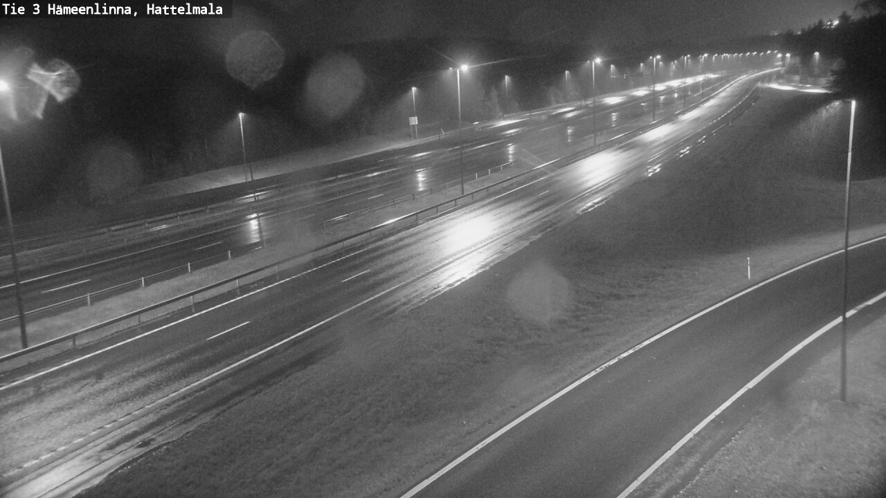 Weather Camera Image Road 3 Hämeenlinna, Hattelmala, Hämeenlinna, Kanta-Häme