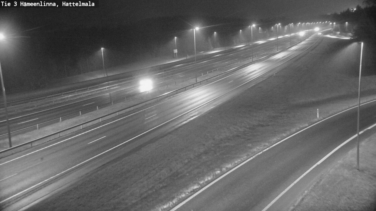 Weather Camera Image Road 3 Hämeenlinna, Hattelmala, Hämeenlinna, Kanta-Häme