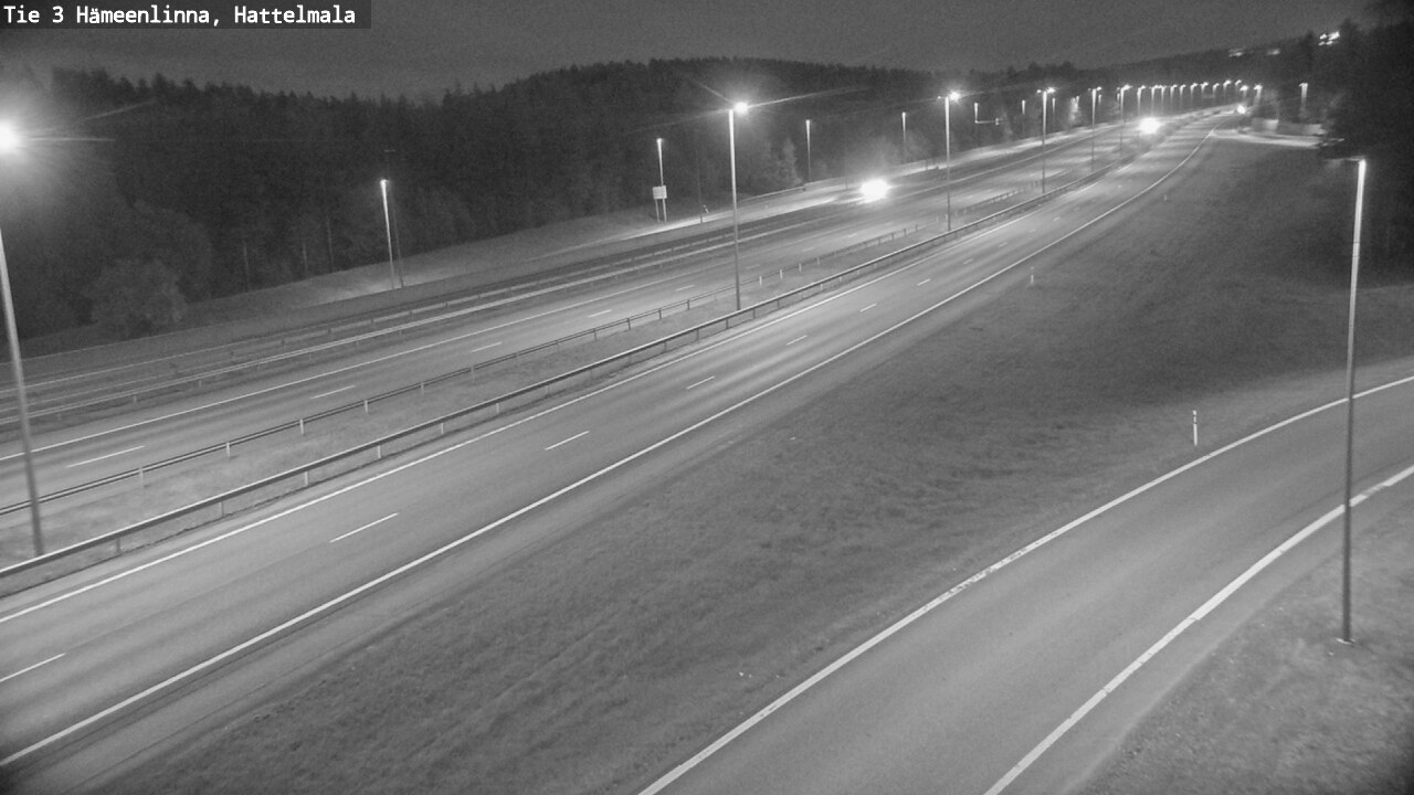 Weather Camera Image Road 3 Hämeenlinna, Hattelmala, Hämeenlinna, Kanta-Häme