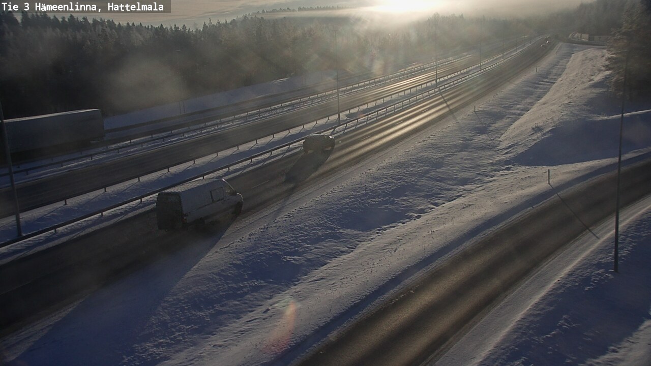 Weather Camera Image Road 3 Hämeenlinna, Hattelmala, Hämeenlinna, Kanta-Häme