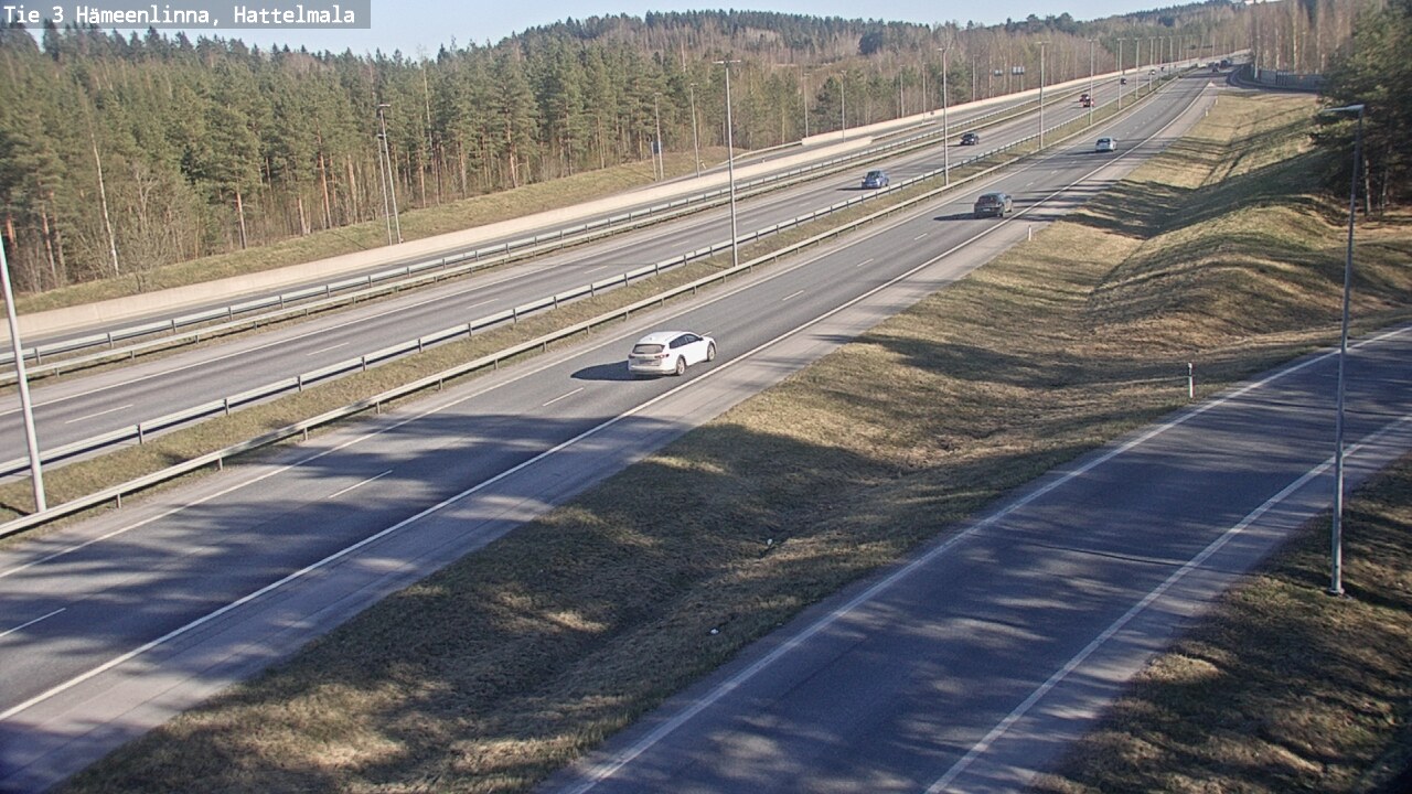 Weather Camera Image Road 3 Hämeenlinna, Hattelmala, Hämeenlinna, Kanta-Häme