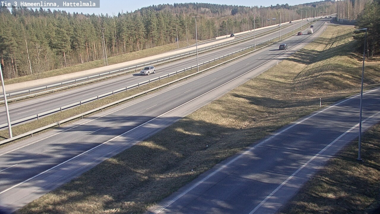 Weather Camera Image Road 3 Hämeenlinna, Hattelmala, Hämeenlinna, Kanta-Häme