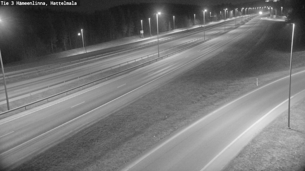Weather Camera Image Road 3 Hämeenlinna, Hattelmala, Hämeenlinna, Kanta-Häme