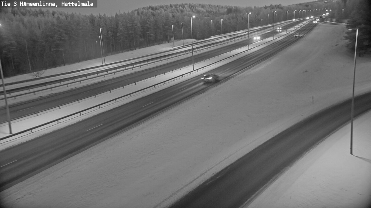 Weather Camera Image Väg 3 Tavastehus, Hattelmala, Hämeenlinna, Kanta-Häme