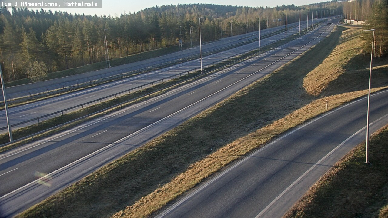 Weather Camera Image Road 3 Hämeenlinna, Hattelmala, Hämeenlinna, Kanta-Häme