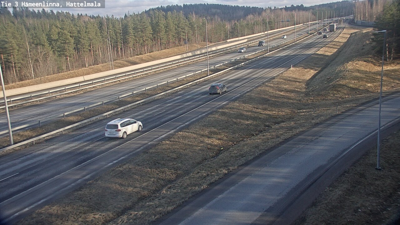 Weather Camera Image Väg 3 Tavastehus, Hattelmala, Hämeenlinna, Kanta-Häme