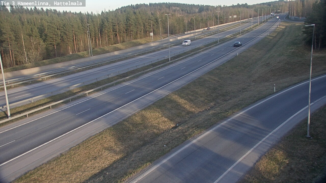 Weather Camera Image Road 3 Hämeenlinna, Hattelmala, Hämeenlinna, Kanta-Häme