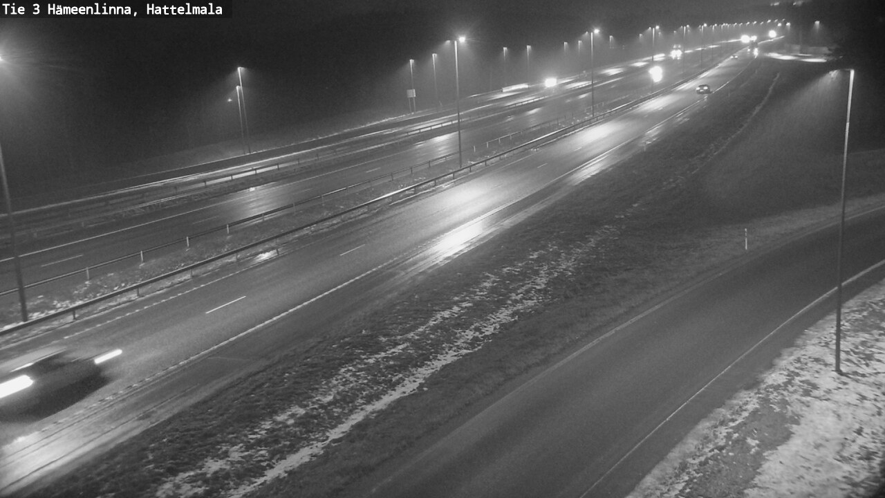 Weather Camera Image Road 3 Hämeenlinna, Hattelmala, Hämeenlinna, Kanta-Häme