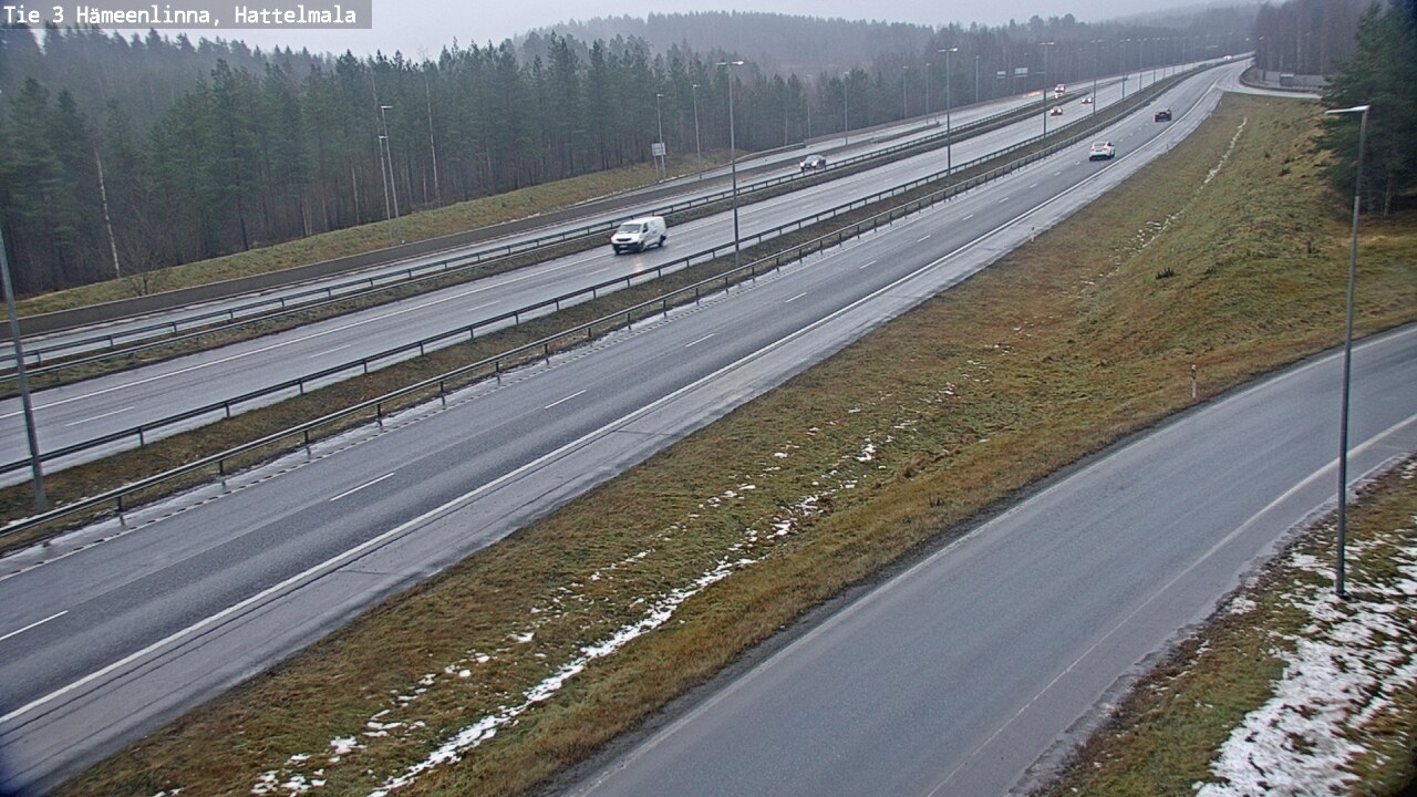 Weather Camera Image Road 3 Hämeenlinna, Hattelmala, Hämeenlinna, Kanta-Häme