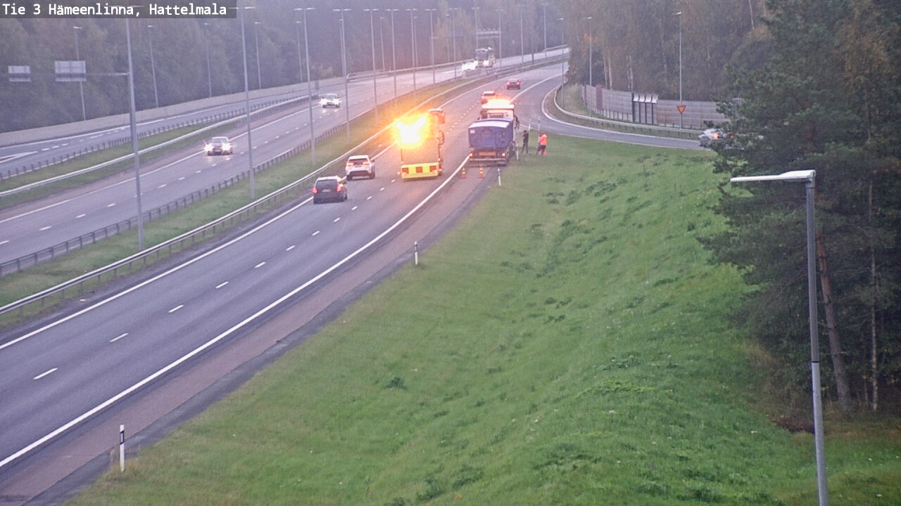 Weather Camera Image Road 3 Hämeenlinna, Hattelmala, Hämeenlinna, Kanta-Häme