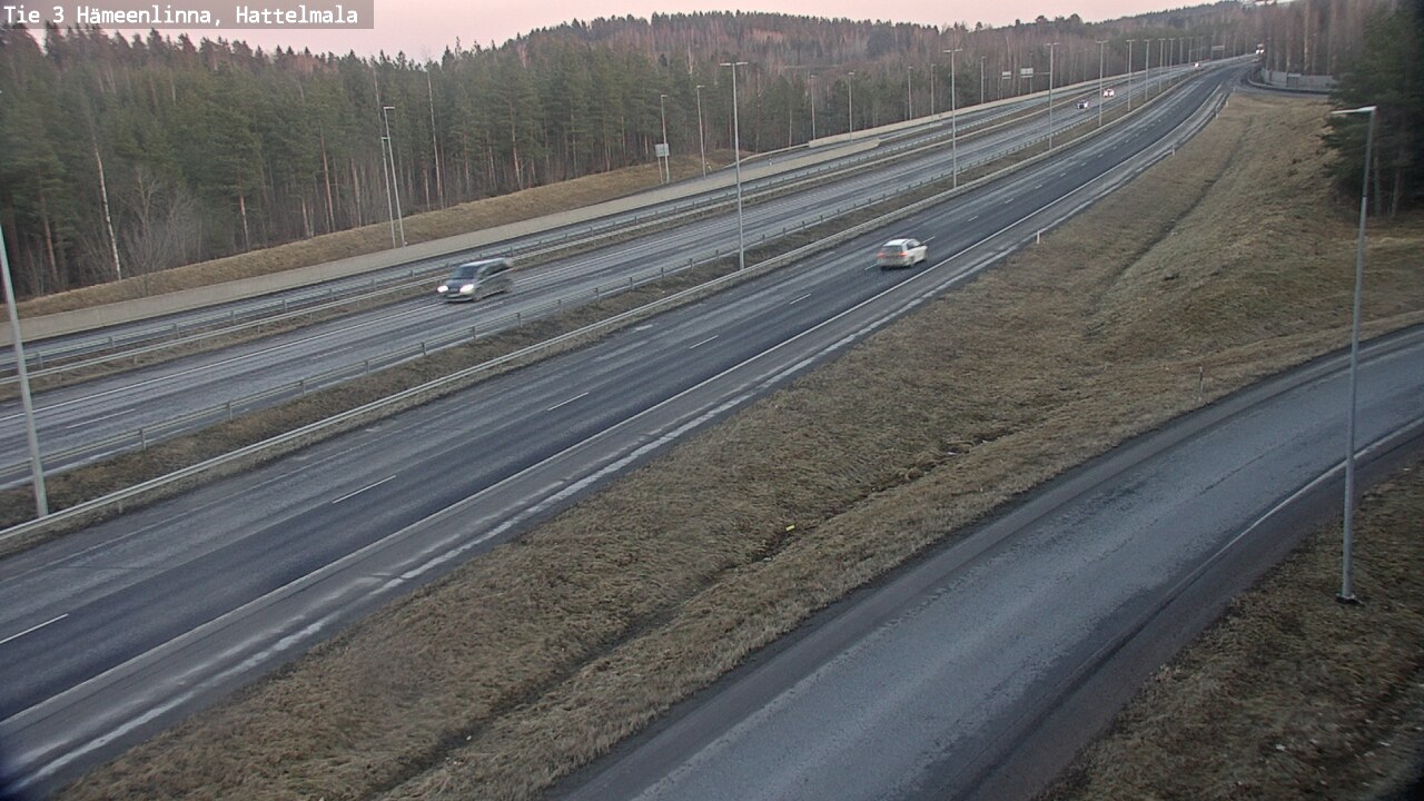 Weather Camera Image Road 3 Hämeenlinna, Hattelmala, Hämeenlinna, Kanta-Häme