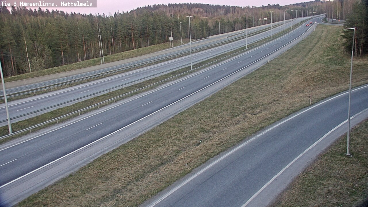 Weather Camera Image Road 3 Hämeenlinna, Hattelmala, Hämeenlinna, Kanta-Häme